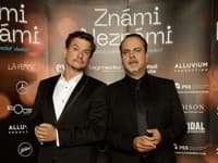 Herec Tomáš Měcháček po boku herca Sväťa Malachovského