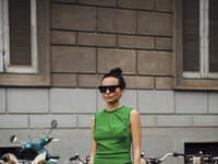 Zelenou vždy look prežiarite