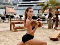 Andrea Verešová je v makaní na svojom tele nezastaviteľná