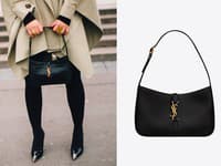 Saint Laurent Le 5 à 7 Leather Hobo