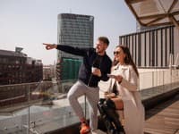 Mesto ako na dlani, vychutnajte si romantické výhľady zo strechy Nív.