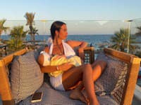 Natália Glosíková si užíva svoju prvú rodinnú dovolenku 