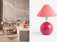 Štýlová retro lampa vo farbe roka 2023
