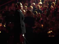 Madonna počas prejavu na Grammy 2023