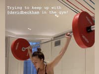 Victoria Beckham si obľúbila aj silový tréning