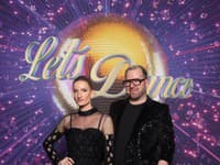 Porotkyňa tanečnej show Let's Dance Adela Vinczeová s návrhárom Ferom Mikloškom