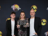 Speváčka Mária Čírová s manželom a synom 
