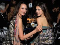 Andie Macdowell s dcérou Margaret Qualley v roku 2011