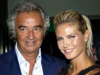 Topmodelka Heidi Klum a taliansky multimilionár Flavio Briatore