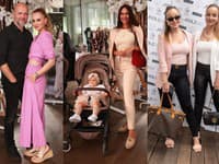 Najštýlovejšie mamičky si nenechali ujsť krst najnovších modelov kočíkov: Twiinsky držia vždy spolu, štýlová Natália Glosíková s dcérkou a ďalšie