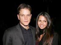 Matt Damon a Luciana Barroso v roku 2005