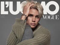 Romeo Beckham na titulke L'Uomo Vogue