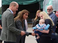 Kate Middleton s princom Williamom na verejnosti