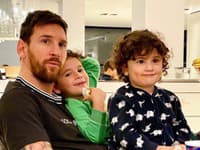  Lionel Messi so svojimi synmi