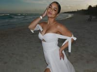 Herečka Vanessa Hudgens sa potom sama pochválila fotografiou na svojej sociálnej sieti ako nevesta.