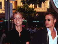 Gwyneth Paltrow a Brad Pitt v roku 1997