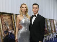 Topmodelka Michaela Kocianová a jej tanečný partner Adam Csaba