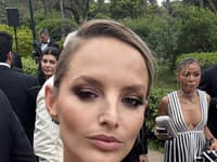 Michaela zažiarila v róbe od Borisa Kráľa