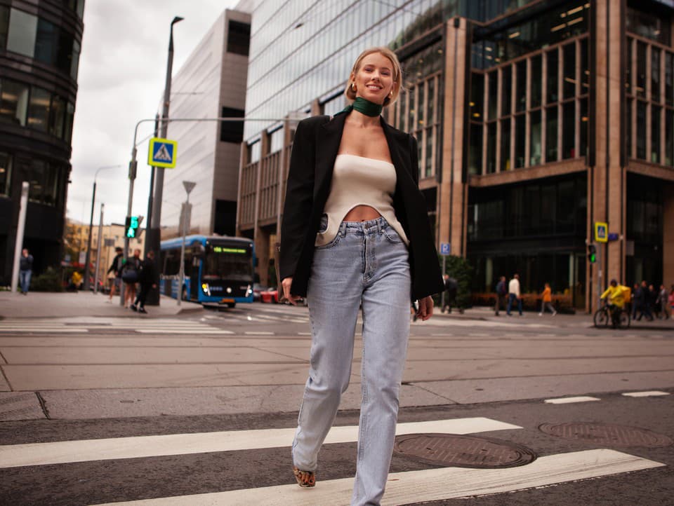 Beautiful and stylish young