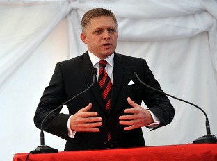 Robert Fico počas oficiálneho