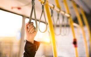 mhd, bus, baktérie, ruka,