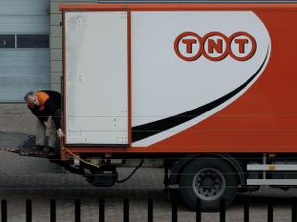 Nákladné auto TNT Express .