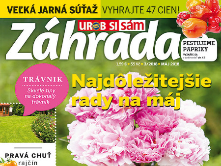 Najnovšie vydanie časopisu Záhrada Najnovšie vydanie časopisu Záhrada