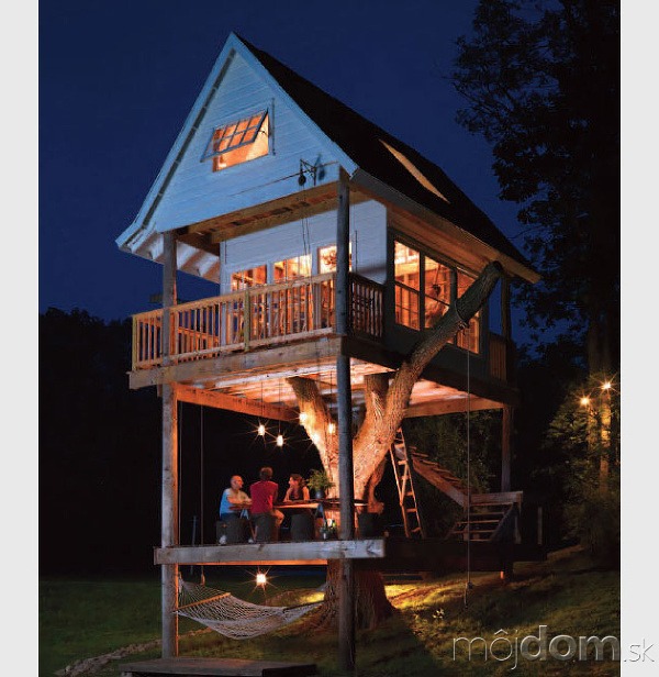Svojpomocne postavený dom na strome láka dovolenkárov Mojdom.sk