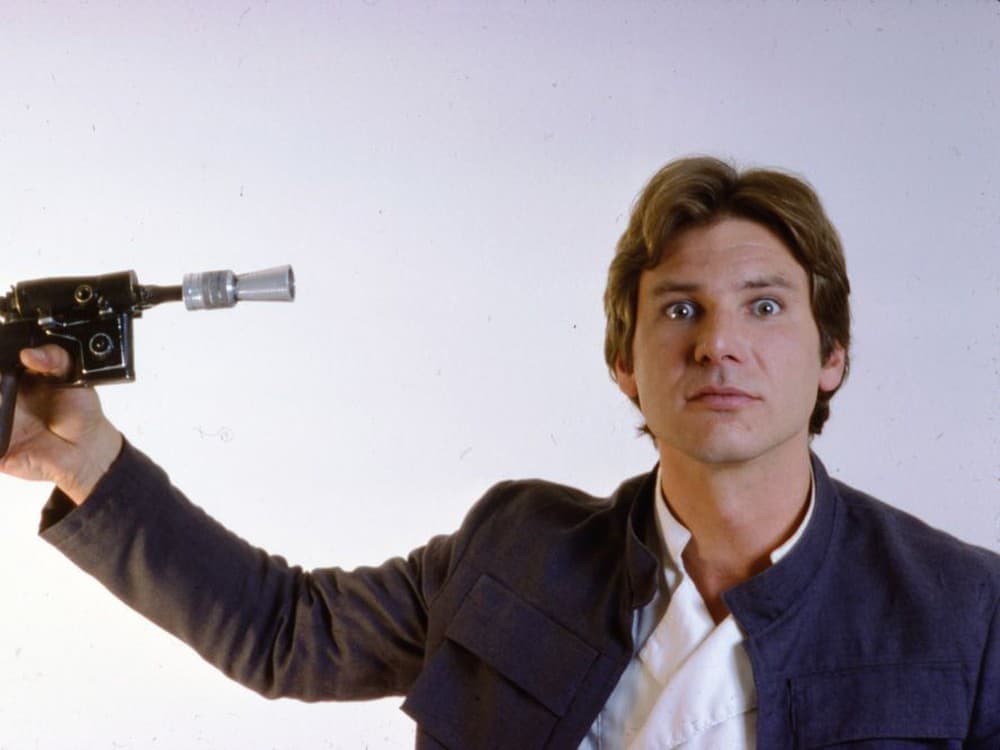 Harrison Ford ako kapitán Han Solo