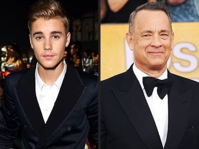 Tom Hanks, Justin Bieber