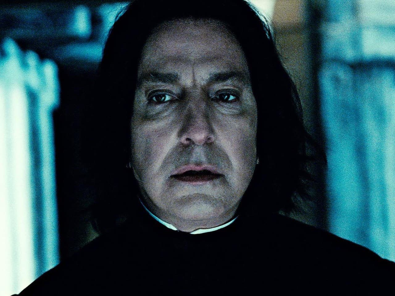 Alan Rickman ako profesor Severus Snape