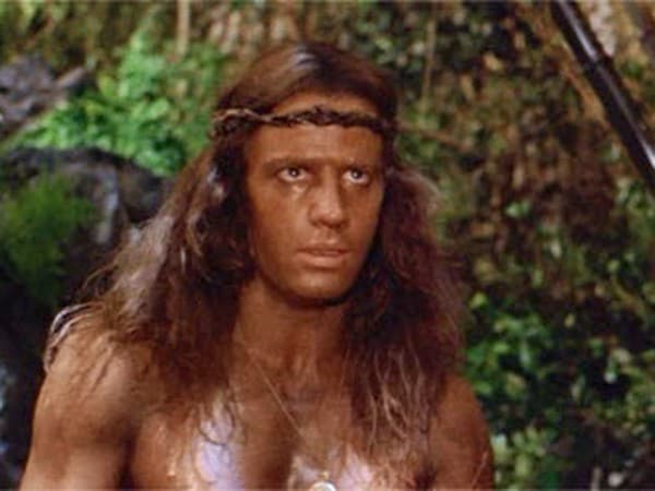 Christopher Lambert v úlohe Tarzana