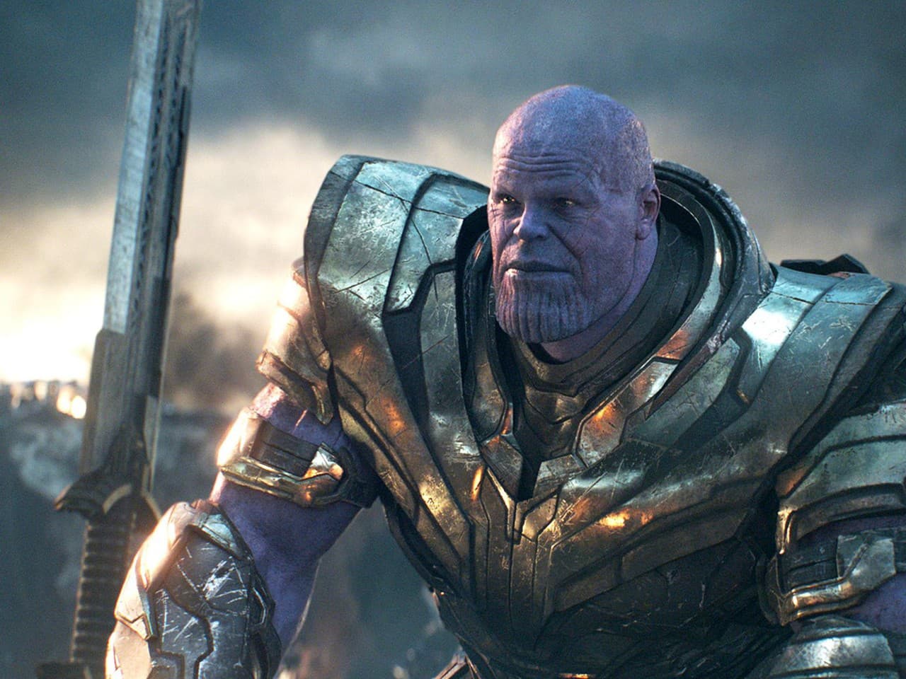 Josh Brolin ako Thanos vo filme Avengers: Endgame