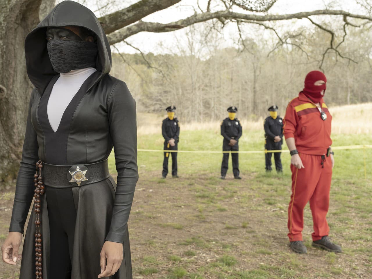 Záber zo seriálu Watchmen