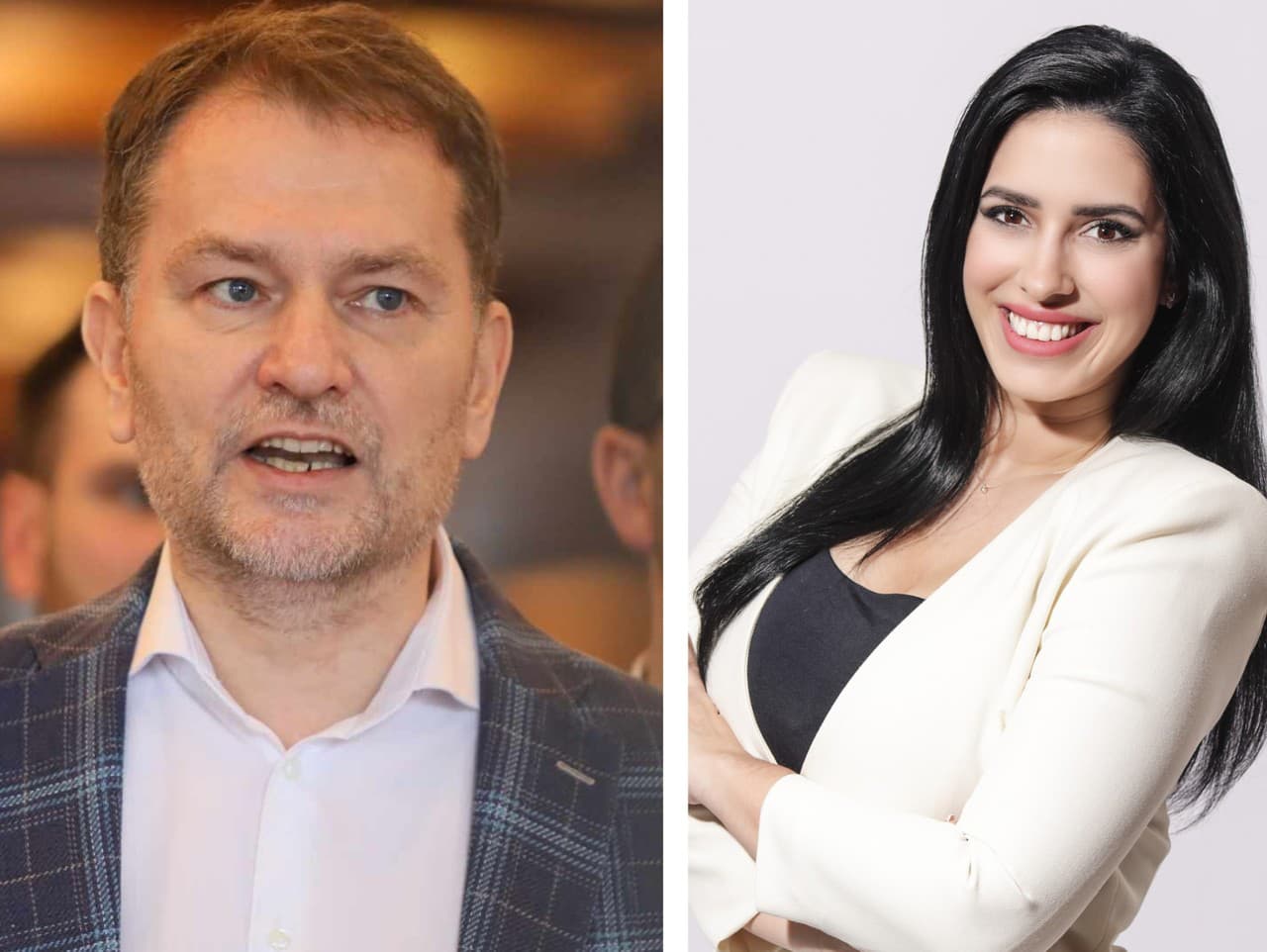Igor Matovič a Lenka Ježová
