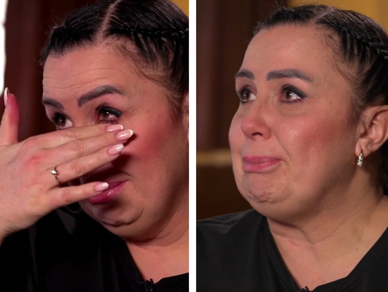 Gabriela Bullová sa pred kamerami neubránila slzám. 