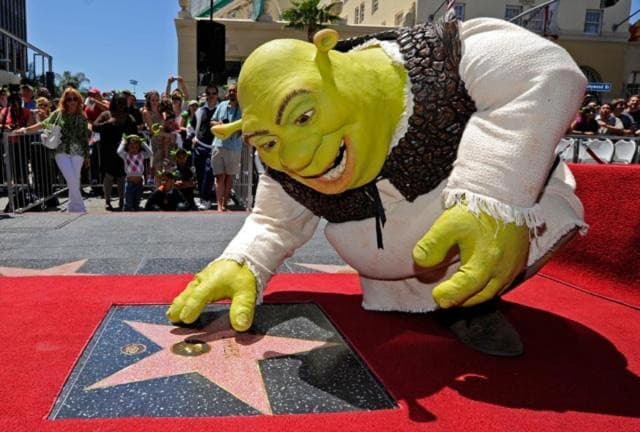 Shrek, Hollywoodsky chodník slávy