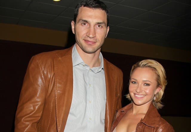 Hayden Panettiere and Wladimir Klitschko when they were a happy couple.