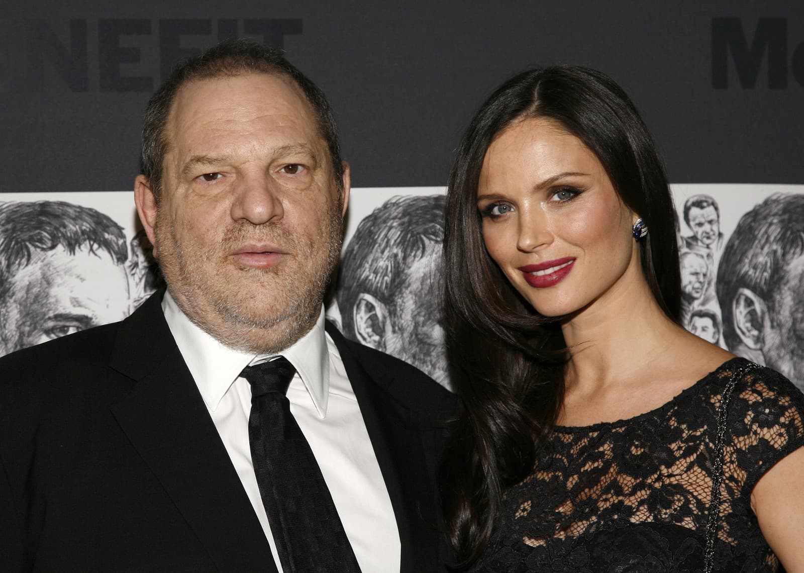 Harvey Weinstein so svojou partnerkou