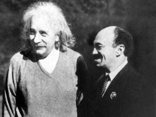 Solomon Michoels s Albertom Einsteinom