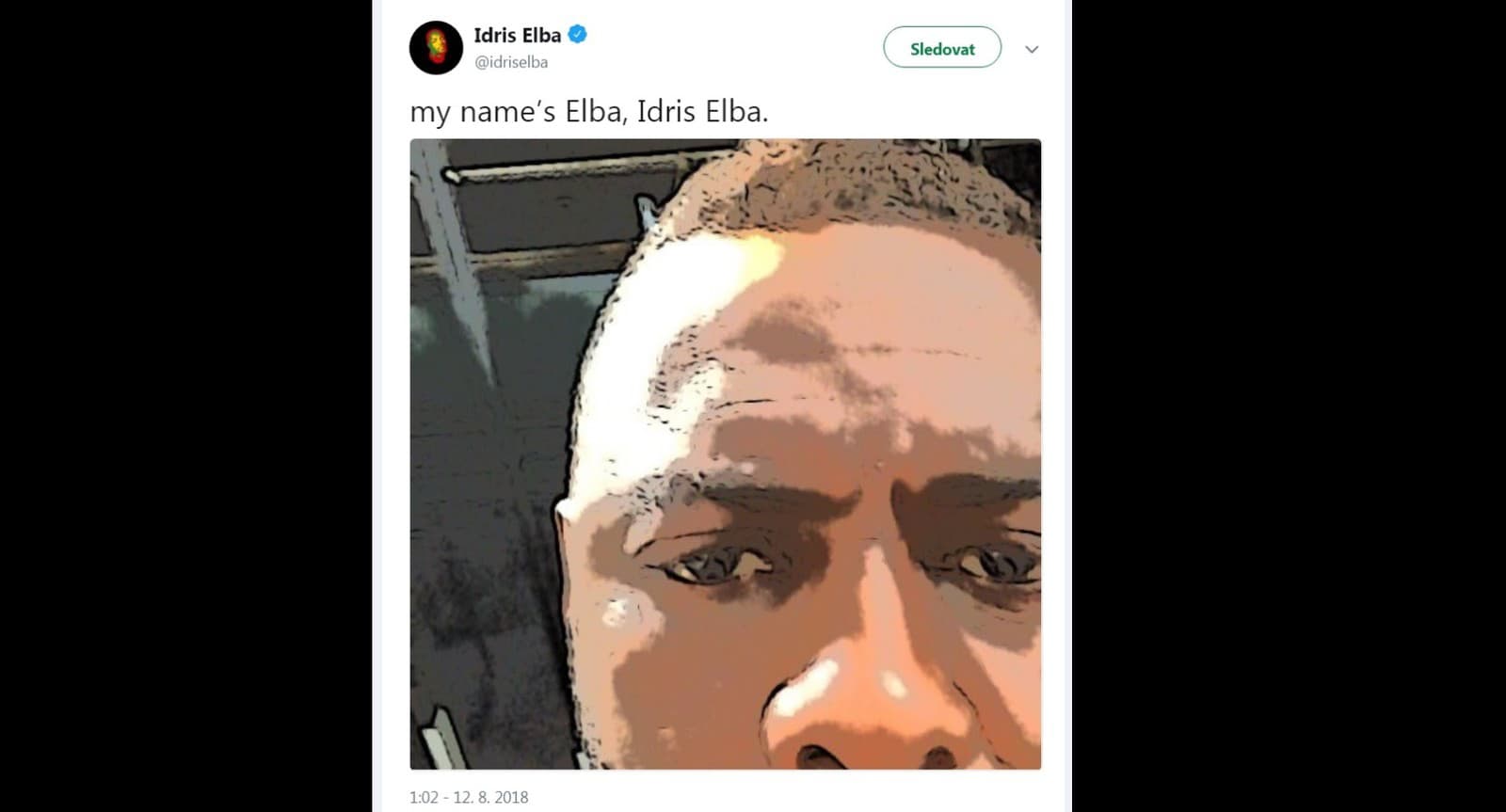 Šokujúci status Idrisa Elbu: