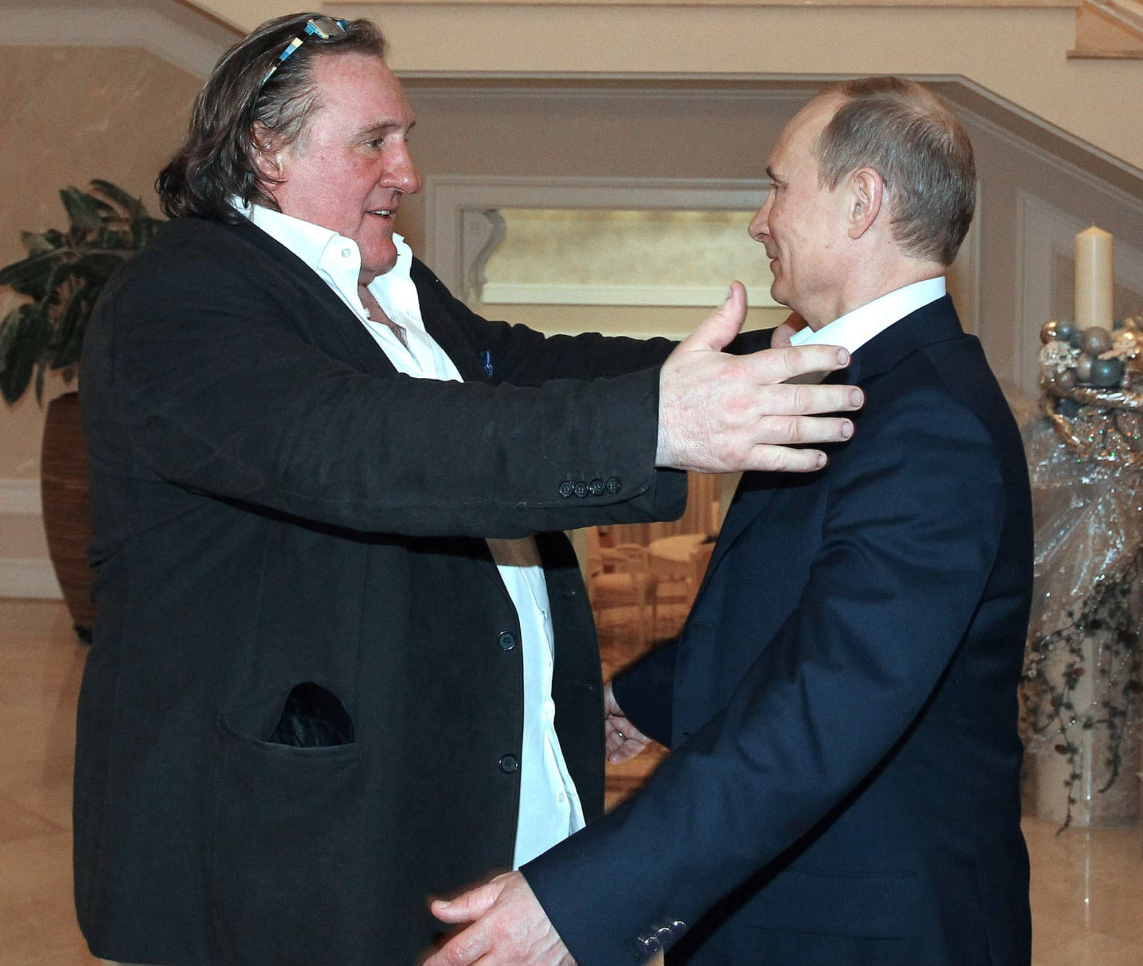 Gérard Depardieu s Vladimirom Putinom