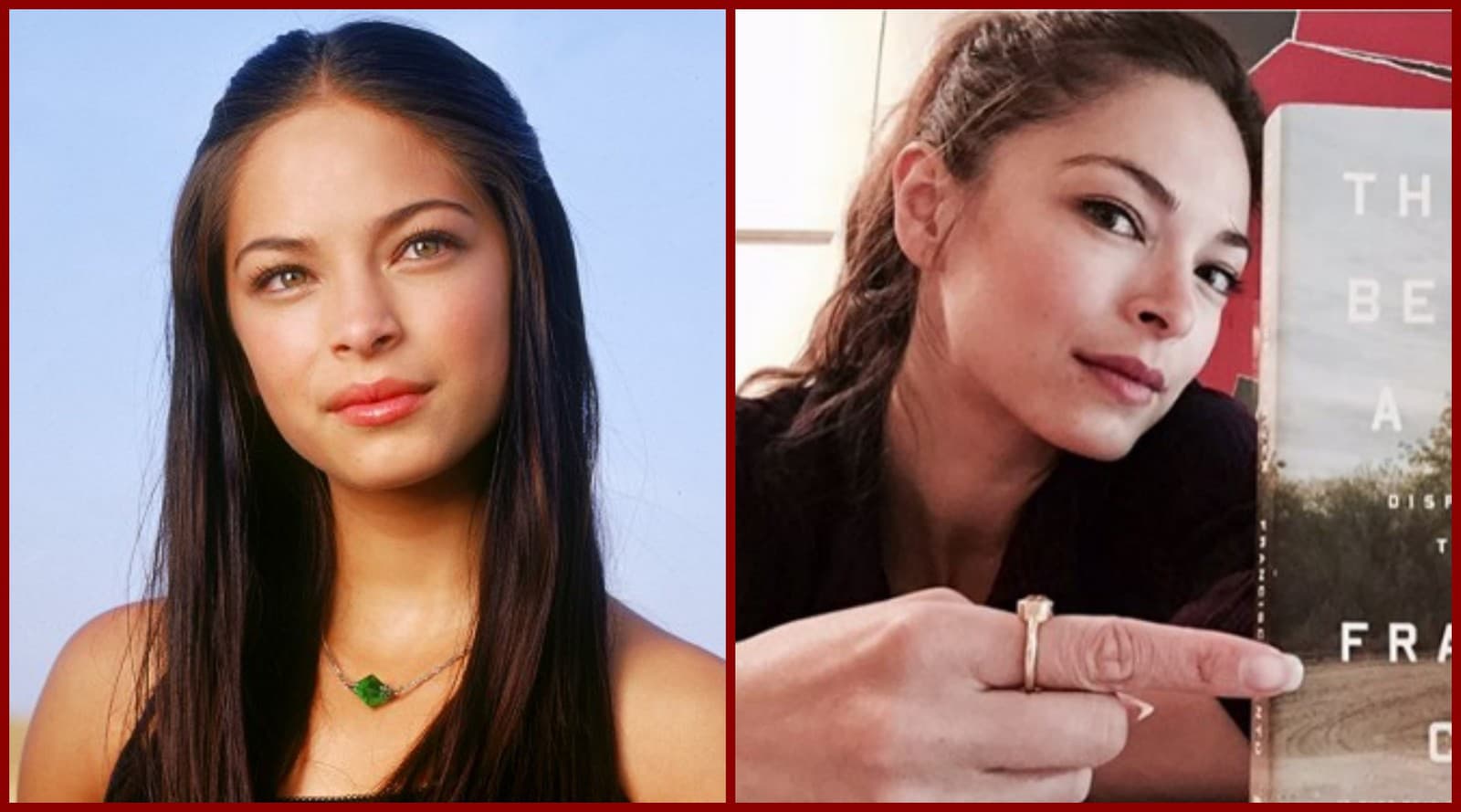 Starne ona vôbec? Rozdiel medzi foto je 17 rokov. (Zdroj: Photo © The WB Television Network, The CW Television Network, Instagram/Kristin Kreuk)