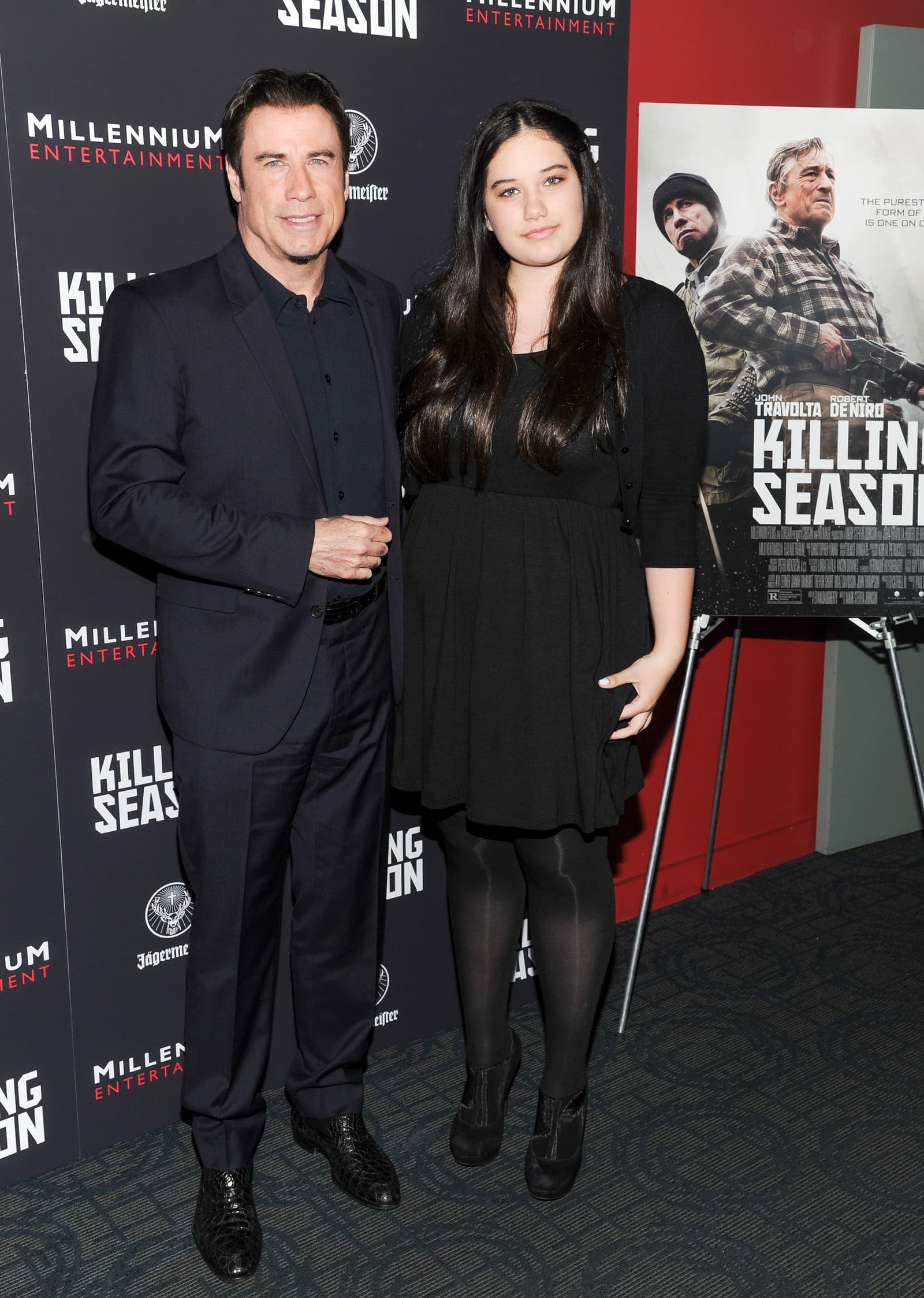 John Travolta a jeho dcéra Ella v roku 2013 (Foto: SITA/AP/Evan Agnostini, Invision)