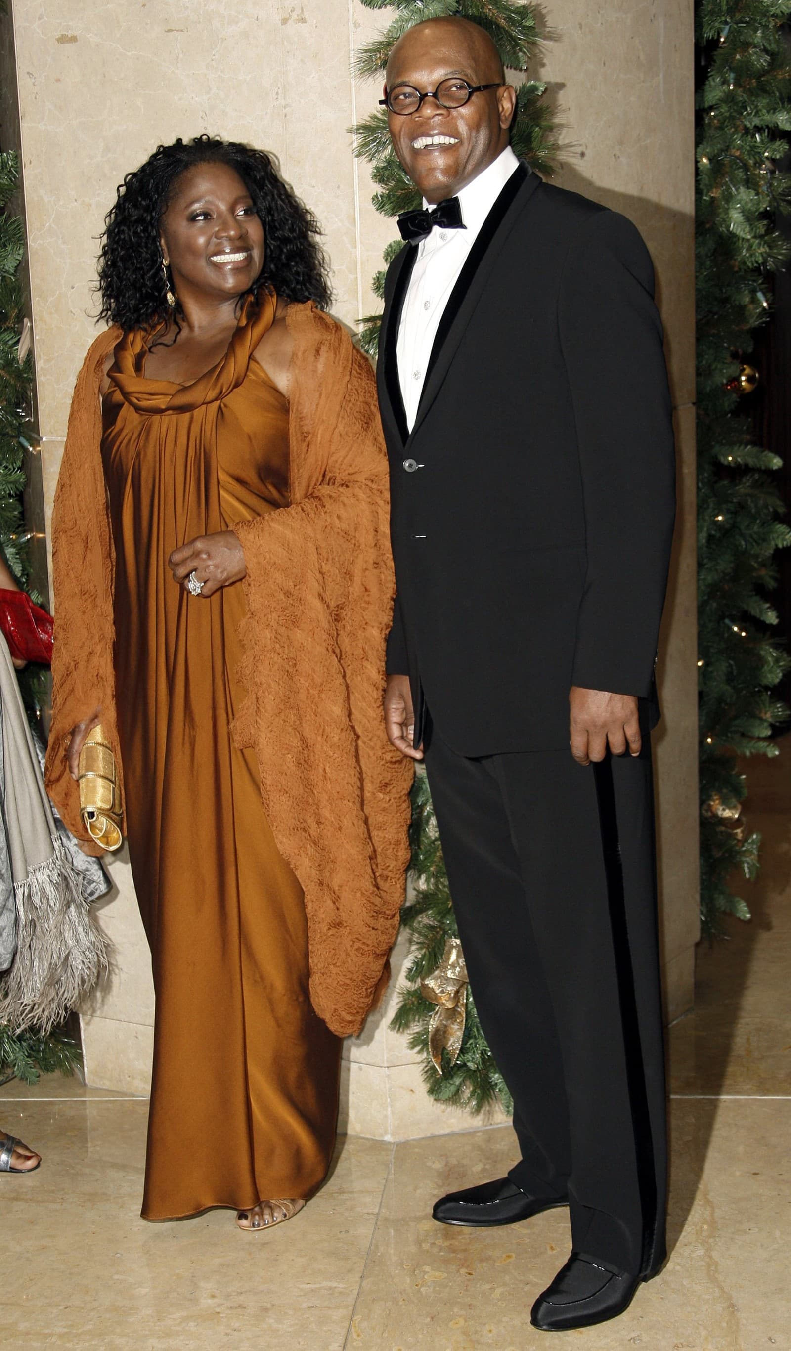 Samuel L. Jacksom s manželkou (Zdroj: TASR/AP Photo/Matt Sayles)