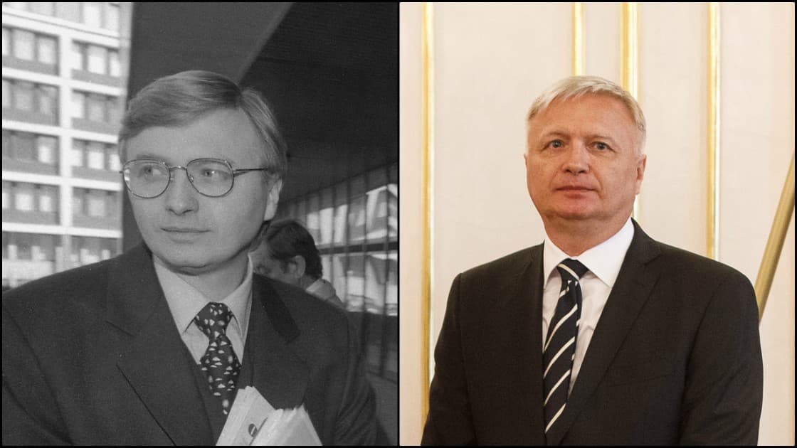 Michal Kováč ml. vtedy a dnes. (Foto: SITA/Branislav Bibel, TASR/Rudolf Bihary)
