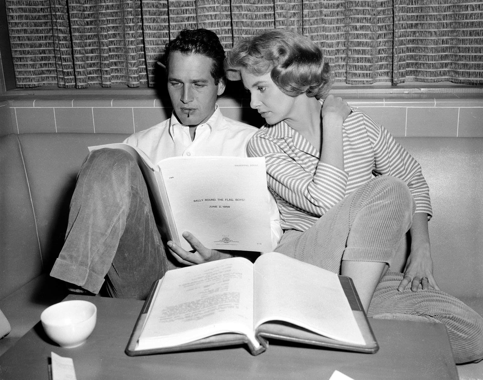 Paul Newman a Joanne Woodward v roku 1958 (Zdroj: SITA/AP)