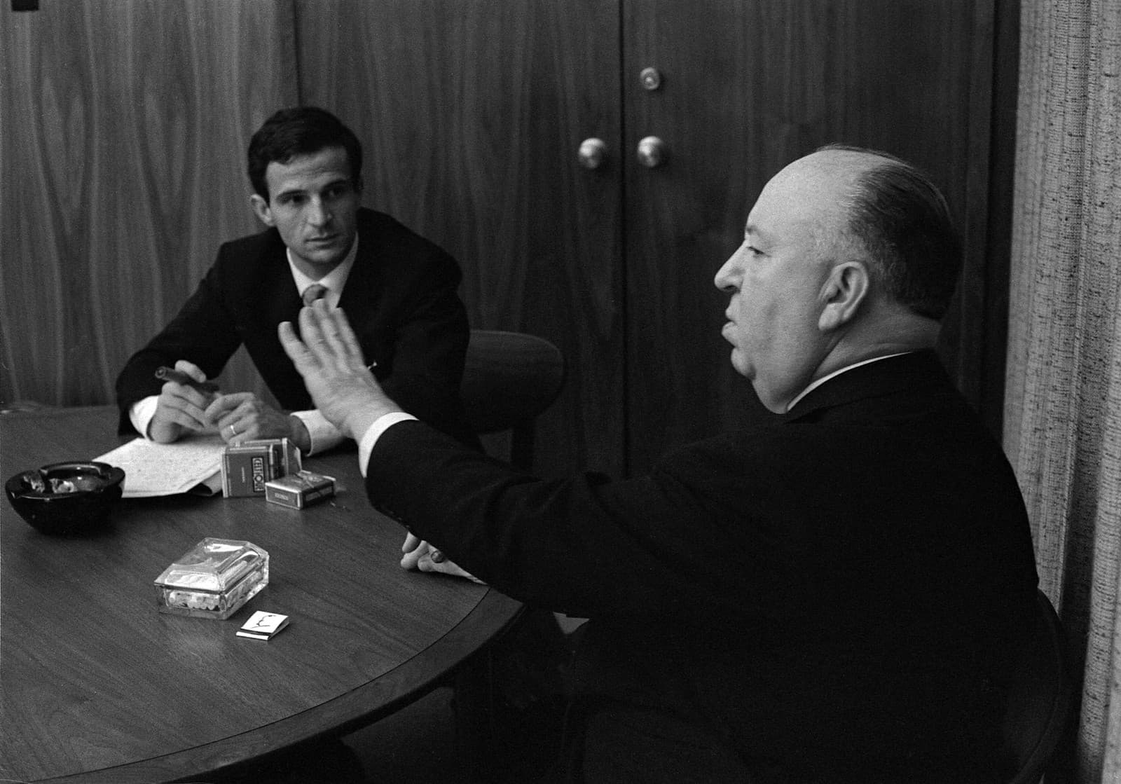 Francois Truffaut a Alfred Hitchcock (Zdroj: SITA/Philippe Halsman/Cohen Media Group via AP)