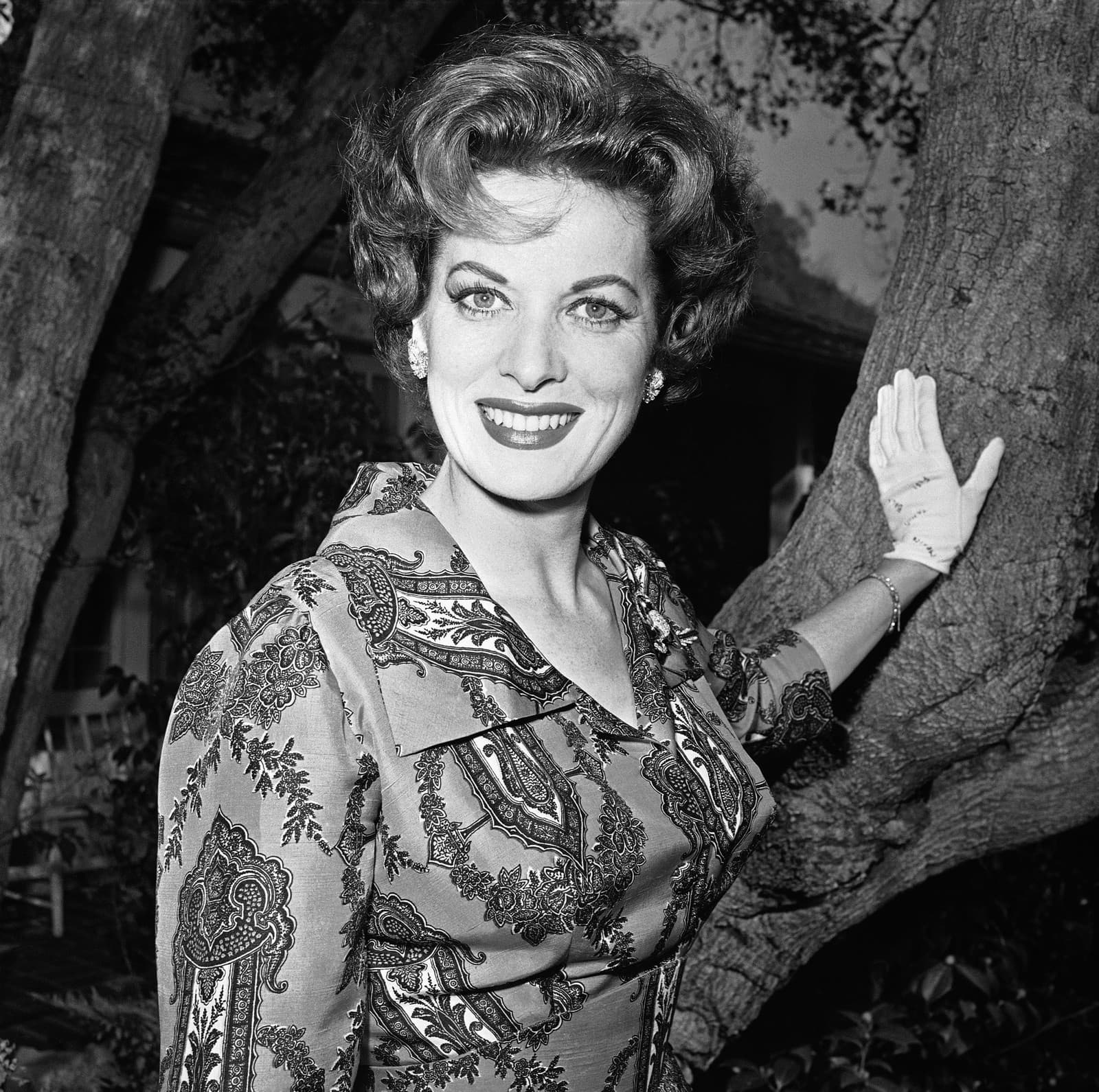 Maureen O´Hara v roku 1960 (Zdroj: SITA/AP Photo/Harold Filan,File)