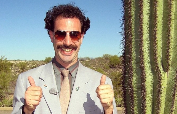 Baron Cohen ako Borat (Zdroj: Photo © Twentieth Century-Fox Film Corporation)